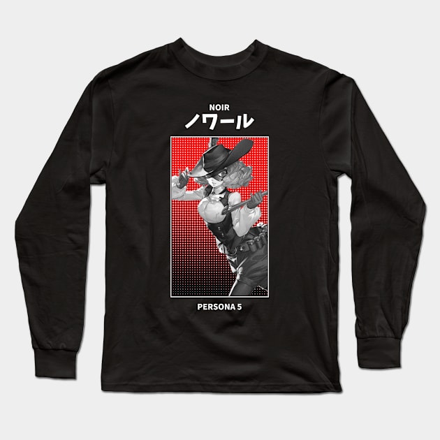 Noir Persona 5 Long Sleeve T-Shirt by KMSbyZet